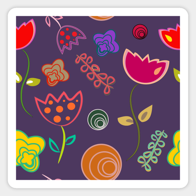 background floral Sticker by k&f